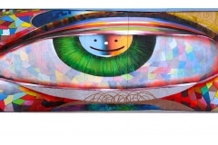 EYES OF SAN FRANCISCO 2010 10FT X 150FT - ORIGINAL ARTWORK BY CHOR BOOGIE