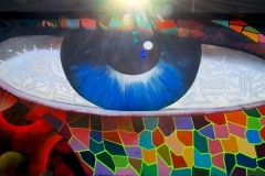 THE EYE OF MIAMI 2010 12FT X 120FT - ORIGINAL ARTWORK BY CHOR BOOGIE
