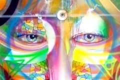 THE VISION PART 12 ELEMENT 2010 40X60 SPRAY PAINT ON CANVAS - ORIGINAL ARTWORK BY CHOR BOOGIE