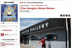 MIAMI NEW TIMES BEST MURAL 2016 | CHOR BOOGIE ART