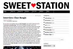 SWEETSTATION 1 | CHOR BOOGIE ART